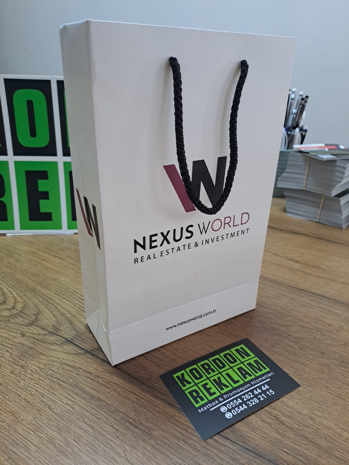 Baskılı Karton Çanta - 19